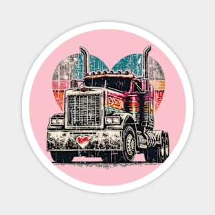 Valentine truck Magnet